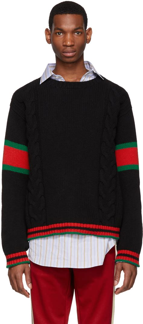 gucci sweater ssenswe|Gucci sweater on blackish.